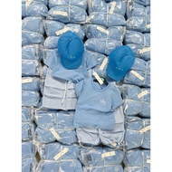 AYA II A|O 3IN1 GIRLS' KIDSWEAR OOTD TERNO JOGGER w/ CAP | BLUE 1-10YO - VN A611