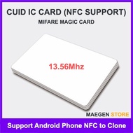 [MAEONE] CUID 15.6MHZ CLONE IC CARD | ANDROID PHONE NFC WRITE SUPPORT | MIFARE TOOL MAGIC CARD GEN2