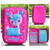 In Stock Special Offer Australia Smiggle Stationery Box Primary School Box Pencil Box Childrens Pencil Case Large Capacity Flaw Big Sale