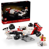 LEGO Icons McLaren MP4/4 & Ayrton Senna Minifigure, Holiday or Birthday Gift Idea for Home Office De