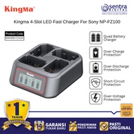 SONY Kingma 4-Slot LED Fast Charger Forsony NP-FZ100 - BM069-FZ100