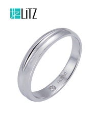 LITZ 18K White Gold  Diamond Ring  YM-BRR2571