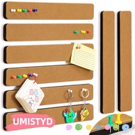 UMISTYDREAMUM9U Self Adhesive Cork Board, Self Adhesive Frameless Pushpin Cork Board, Durable Remova