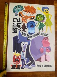 Inside out 2 Disney poster Pixar  阿憎 阿厭 阿樂 阿愁姜b