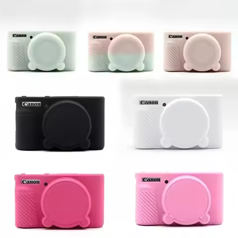 New Soft SX740 Camera Silicone Case Body Skin Bag For Canon PowerShot SX730 SX740 SX740HS Rubber Cov