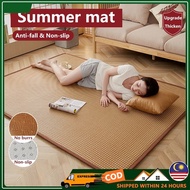 Summer Bamboo Rattan Mat Cool Sleeping Mat Sheet Bamboo Mat Tikar Rotan Tikar buluh Carpet Tatami Ti