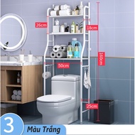 Kệ để đồ trên bồn cầu tiện lợi 3 tầng kệ nhà vệ sinh kèm ảnh thật kệ toilet