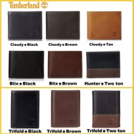 Timberland Men's Genuine Leather Wallet Passcase Trifold Wallet
