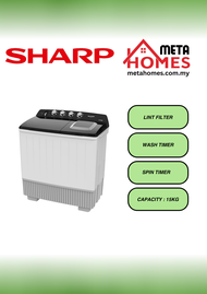 Sharp 15KG Semi Auto Washing Machine ESTP1516