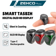 S9 Smart Digital Tasbih OLED Display Silent Auto Lock Type C Rechargeable Tasbih Cincin Zikir 计数器