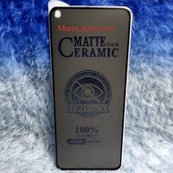 LAYAR Matte Glass Full 9H Anti SPY OPPO A53/A54/A76 Tempered glass Screen Protector