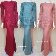Lenny Kurung Lace Exclusive Baju Nikah Tunang Baju Raya Pengantin Bride Baju Mini Kurung Moden Weddi