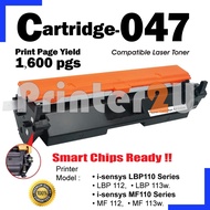 Compatible to Cano* 047 Cartridge 047 CRG 047 LBP113w LBP113 LBP 113w MF113w MF113 MF 113w 047H Lase