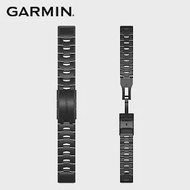 【GARMIN】QUICKFIT 22mm 石墨灰DLC鈦金錶帶