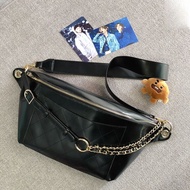 GD Bts กระเป๋าสะพายไหล่เดี่ยว Peace Graffiti Bag สไตล์มอเตอร์ไซค์ ซิป กระเป๋าถือพักผ่อนสําหรับผู้ชาย