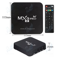 Angels Store กล่องรับสัญญาณ 4K TV Box MXQ-PRO 4K กล่องทีวี  Smart Box แอนดรอยด์ Box WiFi ดิจิตอล tv การเชื่อมต่อบลูทูธ 1G+8GB YouTube Netflix สมาร์ททีวี