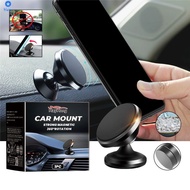 Car Bracket Car Rotating Instrument Panel Navigation Mobile Phone Holder Magnetic Folding Mobile Phone Holder 【bluey】
