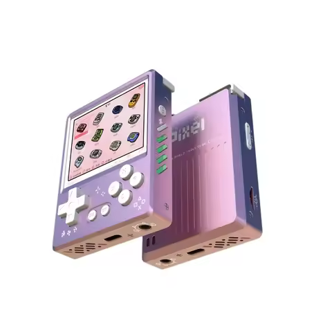 5000+ Games 2025 GKD Pixel 2 Metal Handheld Game Console 2.4" IPS 640x480 Retro PSP PSone 64GB CNC P