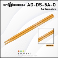 Alpha Drumworks 5A Orange Drumstick | Emusic
