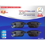 COMPACT Rear Brake Pads TOYOTA VIOS 1.5 G S Year 2013-2015 YARIS 1.2 2013-ON COROLA ALTIS 1.6 1.8 20