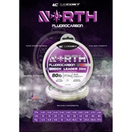 Shock Leader Fluorocarbon Fishing Line 50 Meters 10 15 20 25 30 35 40 50 60 80 Lbs Igfa Locost North