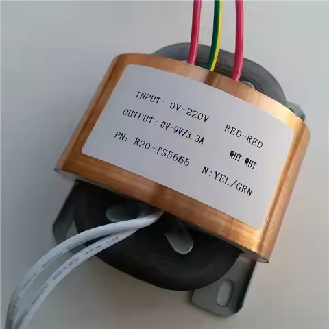 R Core Transformer 30W R20 R Type Transformers 220V To 9V 3.3A Copper Custom Shield DAC Audio HIFI P