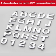 car accessories Car Logo Modification English Letter Stickers Words 3D Stereoscopic DIY