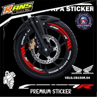 CB150R RIM STICKER CUTTING STICKER CB 150 R RIM CUTTING VARIATION HONDA CB150R TIRE LINE/VELG 04