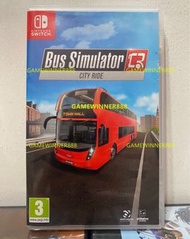 《今日快閃價》（中古二手）Switch NS遊戲 交通工具 模擬遊戲  模擬巴士 城市觀光 / Bus Simulator City Ride /  巴士模擬器 歐版中英日文版