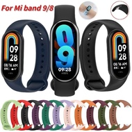 Colour Silicone Strap for Xiaomi Mi Band 9 Soft Sport Replaceable Wristband for Xiaomi Mi Band 8/9 O