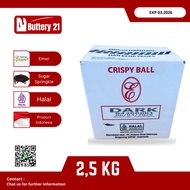 ELMER CRISPY BALL DARK 2.5 KG BLACK CHOCOLATE/ CHOCOLATE CRISPY BALL BLACK CRISPY BALL