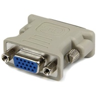 DVI to VGA Cable Adapter - DVI (M) to VGA (F) - 1 Pack - Male DVI to Female VGA (DVIVGAMF), Beige
￼
