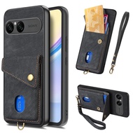 Cover For Sony Xperia 10 VII Magnetic Leather Flip Wallet Card Slot Holder Case For Xperia 10VII Sho