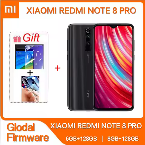 Original Xiaomi Redmi Note 8 Pro 8GB 128GB 4G Smartphone NFC Android Cell Phones Mobil Phone Dual SI