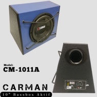 Carman Cm 1011A Subwoofer Aktif Mobil 10 Inch - Bassbox Speaker 10"