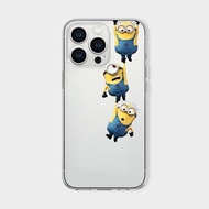 三个小黄人适用苹果iPhone15手机壳14131211ProMax透明XR78Plus