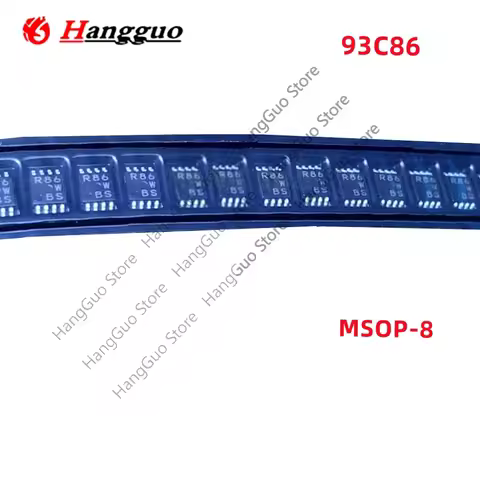 5PCS/Lot Original 93C86 R86 Mini MSOP8 IC Chip