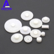 0.5 Mod 11-Type Plastic Gear Set 2mm Shaft Fit for DIY Science Projects & Robot Models
