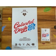 OFFICIAL SHARING IVE SEASONS GREETING 2025 SG25 COLORFUL DAYS FOLDED CAL ID HOLDER PAPER MAGNET POB 