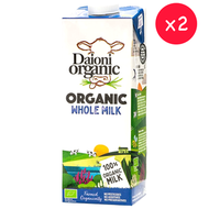 牛奶 Daioni Organic 綠牛牛有機全脂牛奶(2 x 1000ml) #0722 (藍色盒) Milk Whole 3.5% Fat#新舊包裝隨機發貨