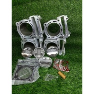 LC135/Y15ZR CERAMIC BLOCK RACING (RK RAEY KING) 68MM/70MM/72MM/73MM (SLIP 30MM) UNTUK JACK ROD 4.5 D
