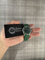 ❤️綠色圈綠色面 自動機械錶 ✅盒 STEINHART 103-1063