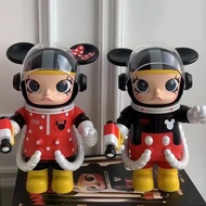 Bearbrick Space Molly400% Red Mickey Red Minnie Fashion Play Figurine Doll Ornaments