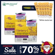 [Twin Pack] BerryBright Elderberry-C Advanced Immunity Formula with Vitamin C+Zinc 2.2g x30s x2 FREE