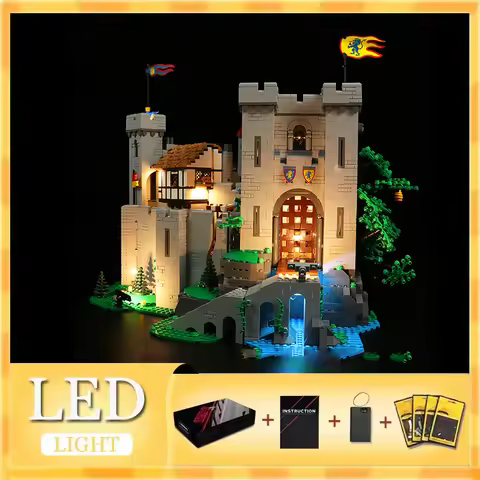 DIY LED Light Kit For LEGO 10305 Lion King's Castle (Only LED Light,Without Blocks Model)
