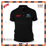 Polo Tee Shirt Cotton Subaru WRX STI WRC Rally Version 7 8 9 GRB Baju T-Shirt Lelaki Men Sulam M-3XL