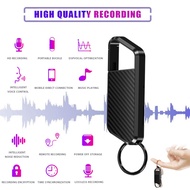 Mini Dictaphone Noise Reduction Smart Audio Recorder 32GB USB Voice Activated Recording Pen Keychain MP3 Voice Recorder