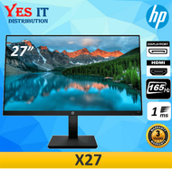 HP X27 27" 165Hz 1MS FHD (1920X1080) IPS GAMING MONITOR (2V6B3AA)