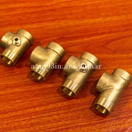 T Sanyo Automatic Water Pump 7.5 cm full Brass 6 cm 120 grams thread 1 inch 1" inch Connector Connec