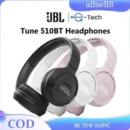 JBL Official Store Original Tune 510BT Wireless Bluetooth Headphones with Pure Bass Sound 100 Percen